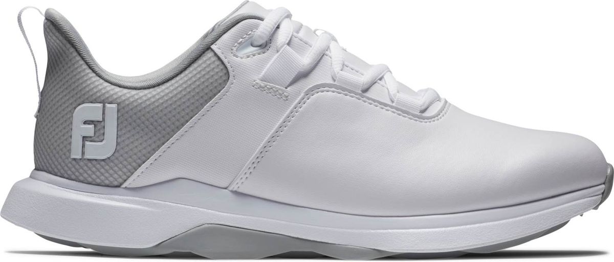 Footjoy ProLite Vandtætte Dame Golfsko Uden Spikes - White/Grey - Str. 36 1/2 Normal