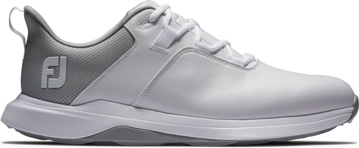 Footjoy ProLite Vandtætte Herre Golfsko Uden Spikes - White/Grey - Str. 40 1/2 Normal