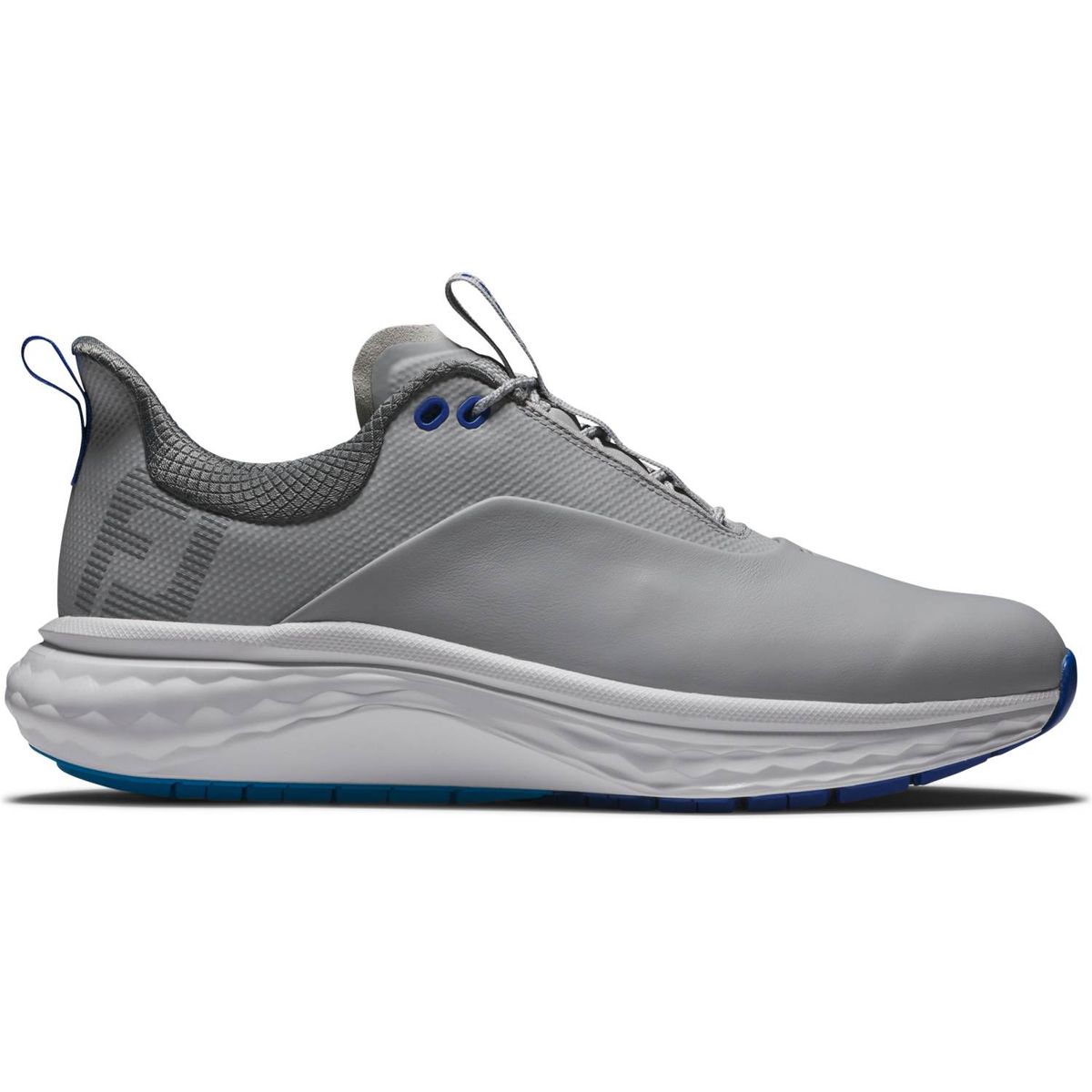 Footjoy Quantum Vandtætte Herre Golfsko Uden Spikes - Grey/White/Blue - Str. 40 1/2 Normal