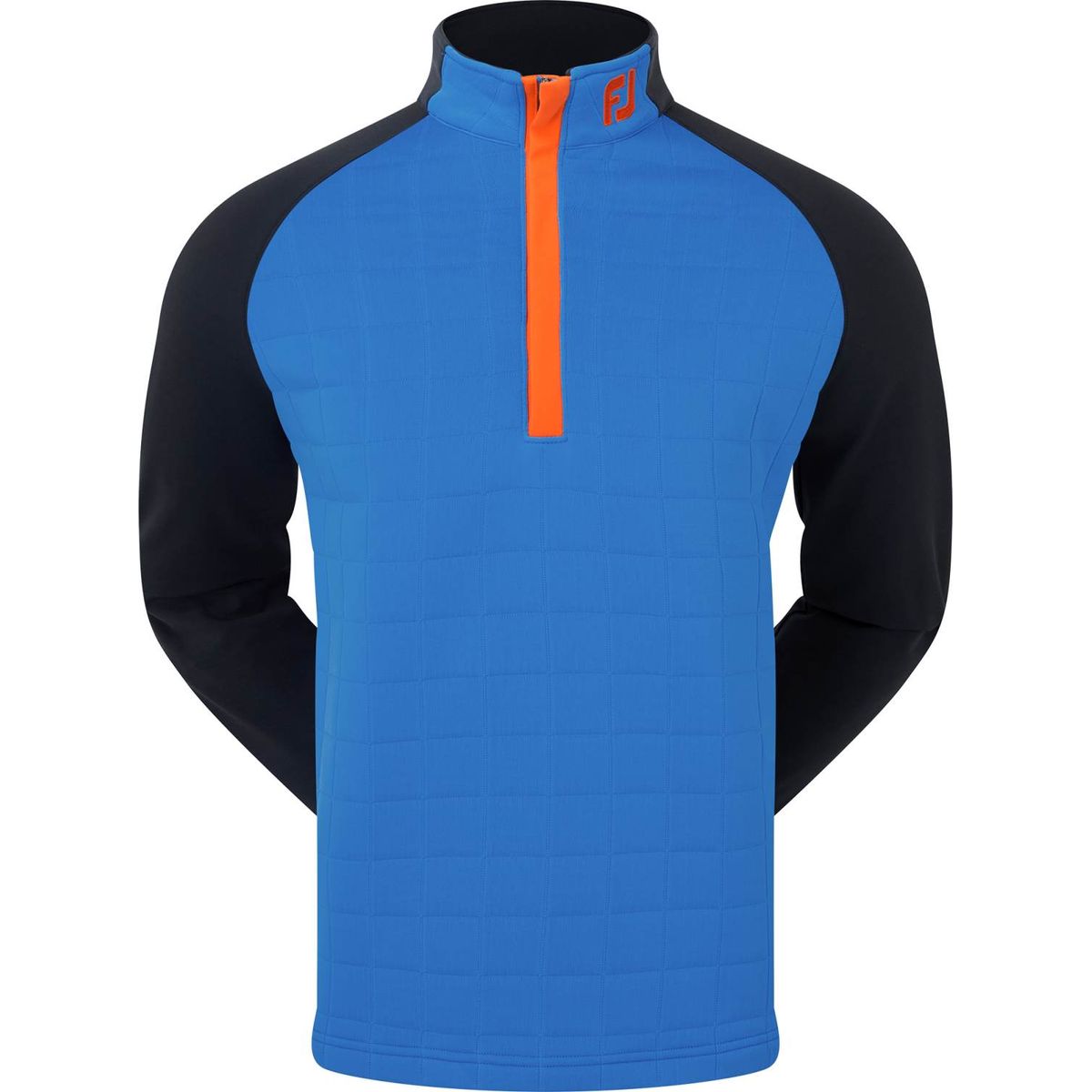 Footjoy Quilted Jacquard ChillOut XP Herre Pullover - Sapphire - Str. XXL