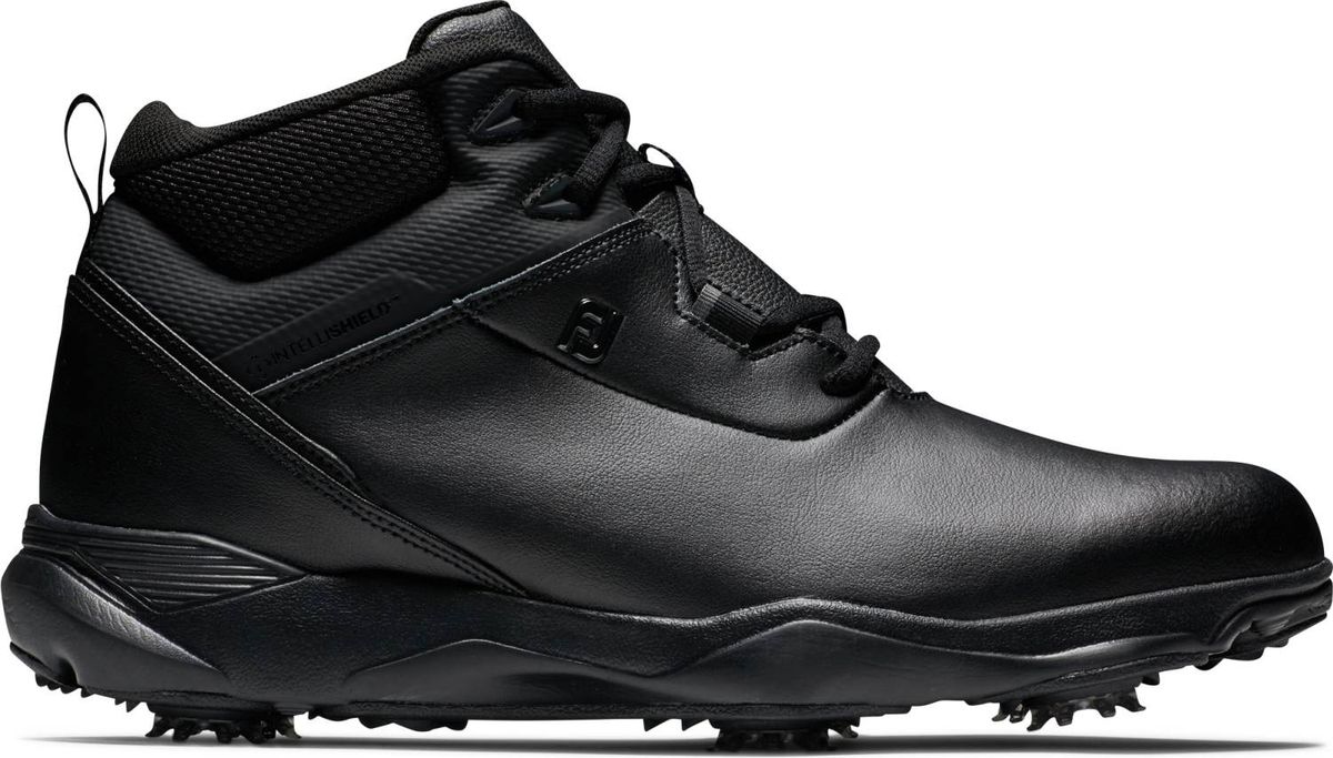 Footjoy Stormwalker (2023) Vandtætte Herre Golfsko Med Spikes - Black - Str. 40 Normal