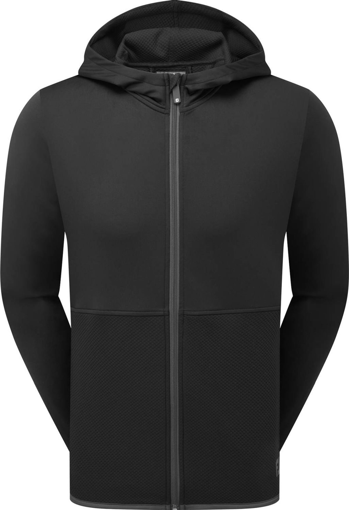 Footjoy ThermoSeries Full-Zip Hoodie Herre Cardigan - Black - Str. L