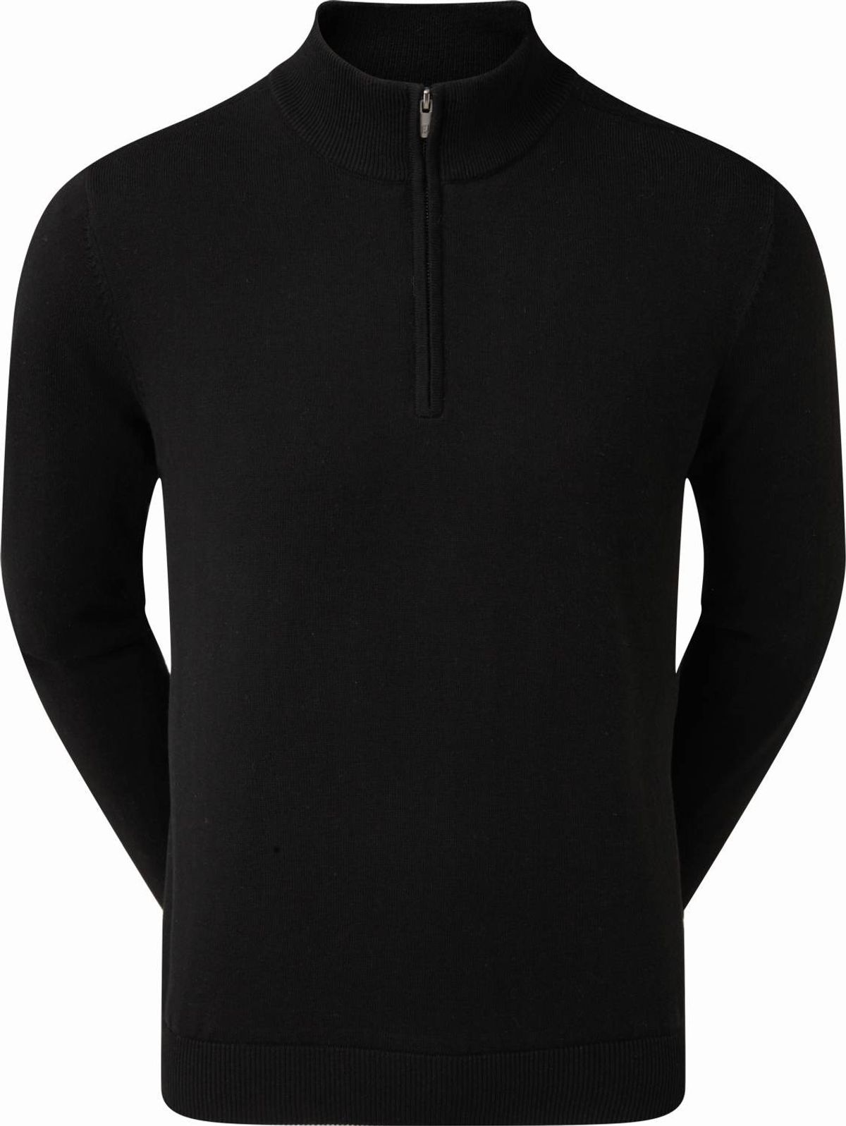 Footjoy Wool Lined 1/2 Zip Herre Pullover - Blk - Str. XL