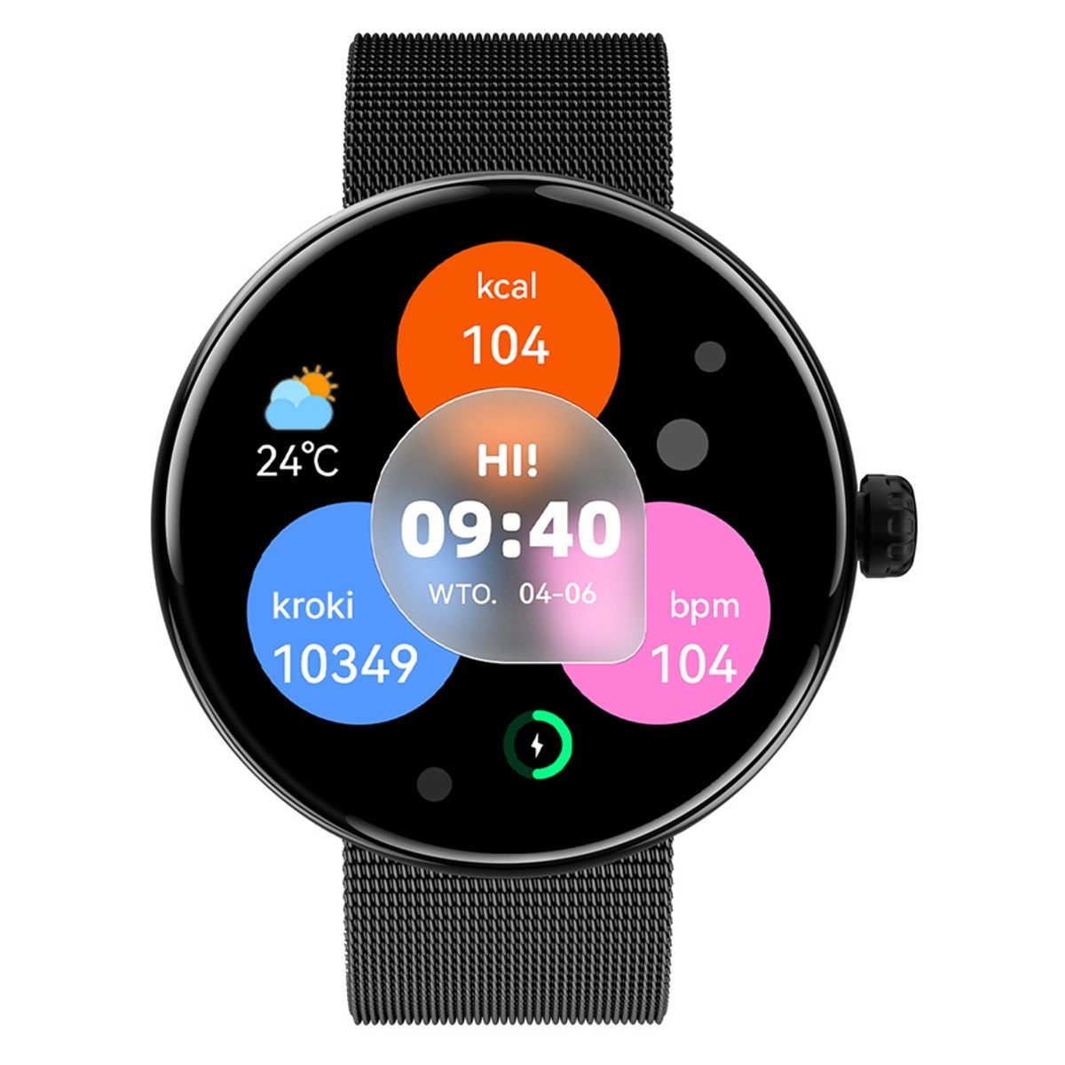 Forever smartwatch Forevive 5 SB-365, Black