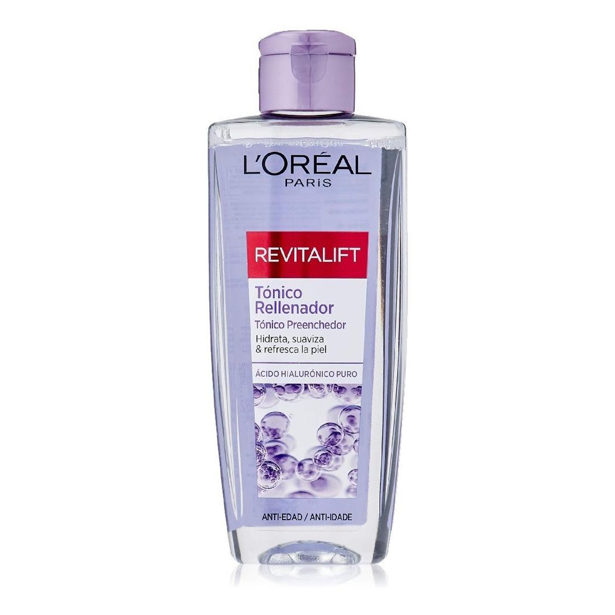 Forfriskende Rensetoner Revitalift L'Oreal Make Up Fyldstoffer til ansigtslinjer (200 ml)