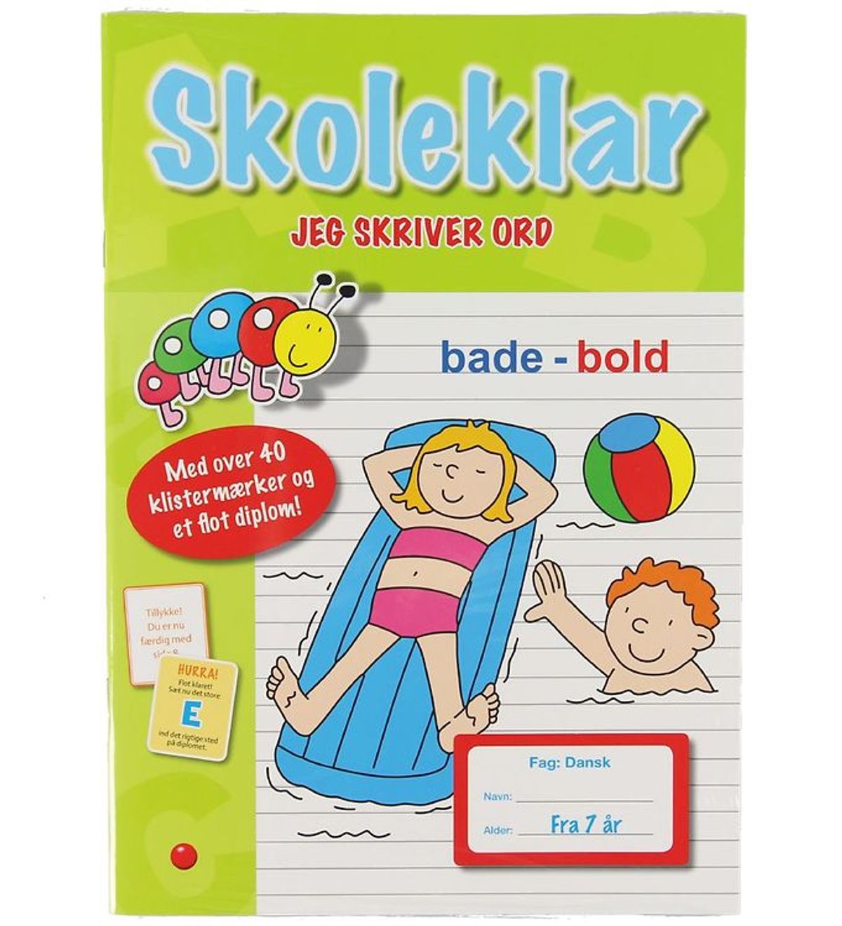 Forlaget Bolden Aktivitetsbog m. Klistermærker - Skoleklar - DA