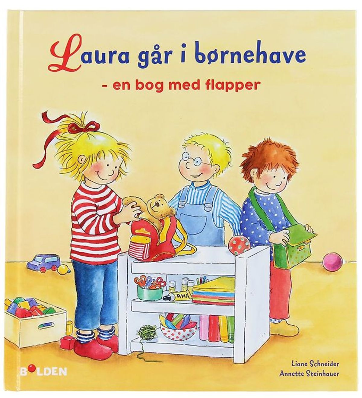 Forlaget Bolden Bog m. Flapper - Laura Går i Børnehave - Dansk