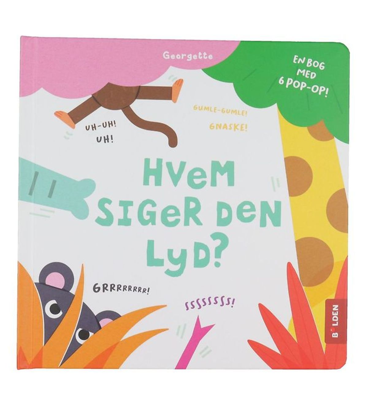 Forlaget Bolden Pop-op Bog - Hvem Siger Den Lyd? - Dansk