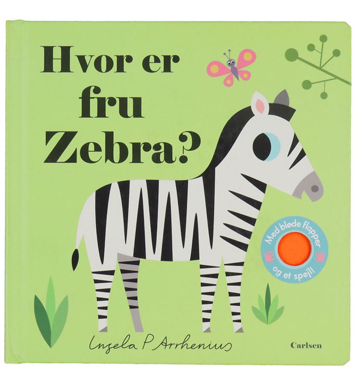 Forlaget Carlsen Billedbog m. Flapper - Hvor Er Fru Zebra?