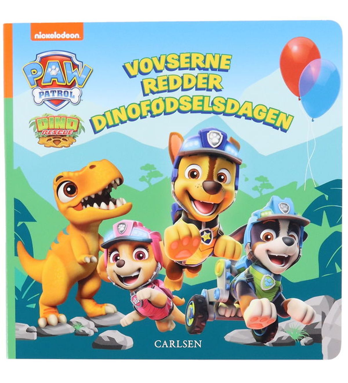 Forlaget Carlsen Bog - Paw Patrol - Vovserne Redder Dinofødselsd