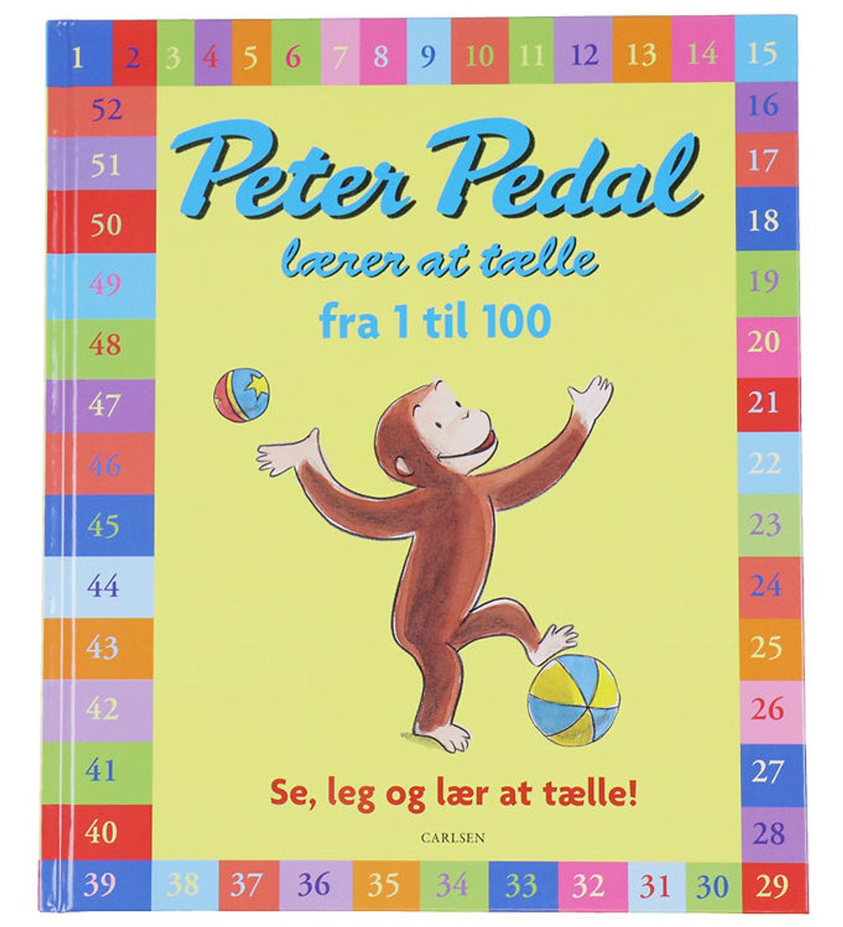 Forlaget Carlsen Bog - Peter Pedal Lærer At Tælle Fra 1 Til 100