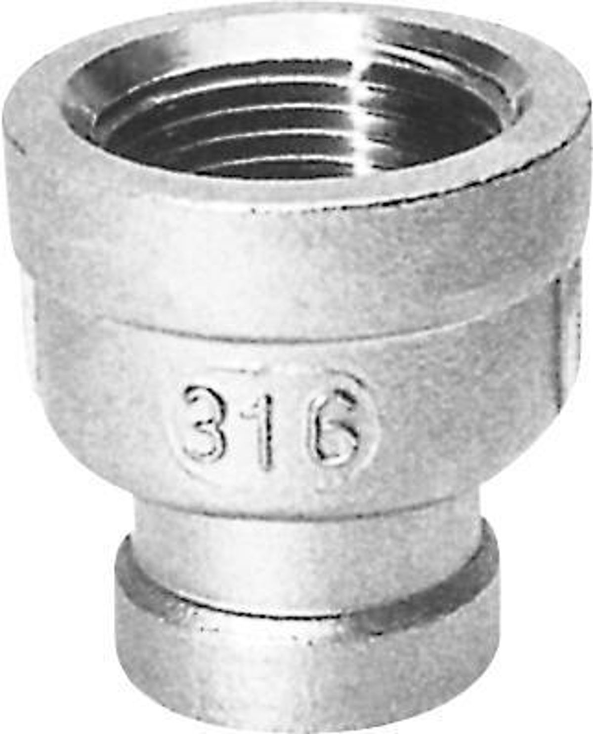 Formmuffe 3/4X1/2 Aisi 316 Solar