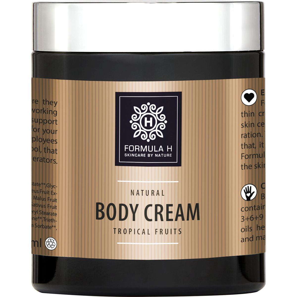 Formula H - Body Cream - Tropical Fruits 250 Ml