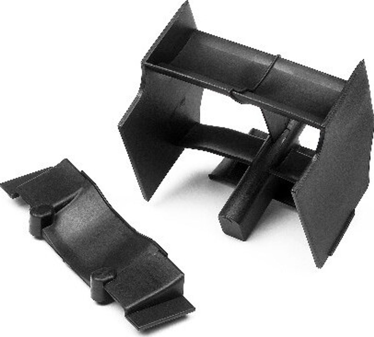 Formula Ten Rear Wing And Diffuser Set (type C) - Hp104203 - Hpi Racing