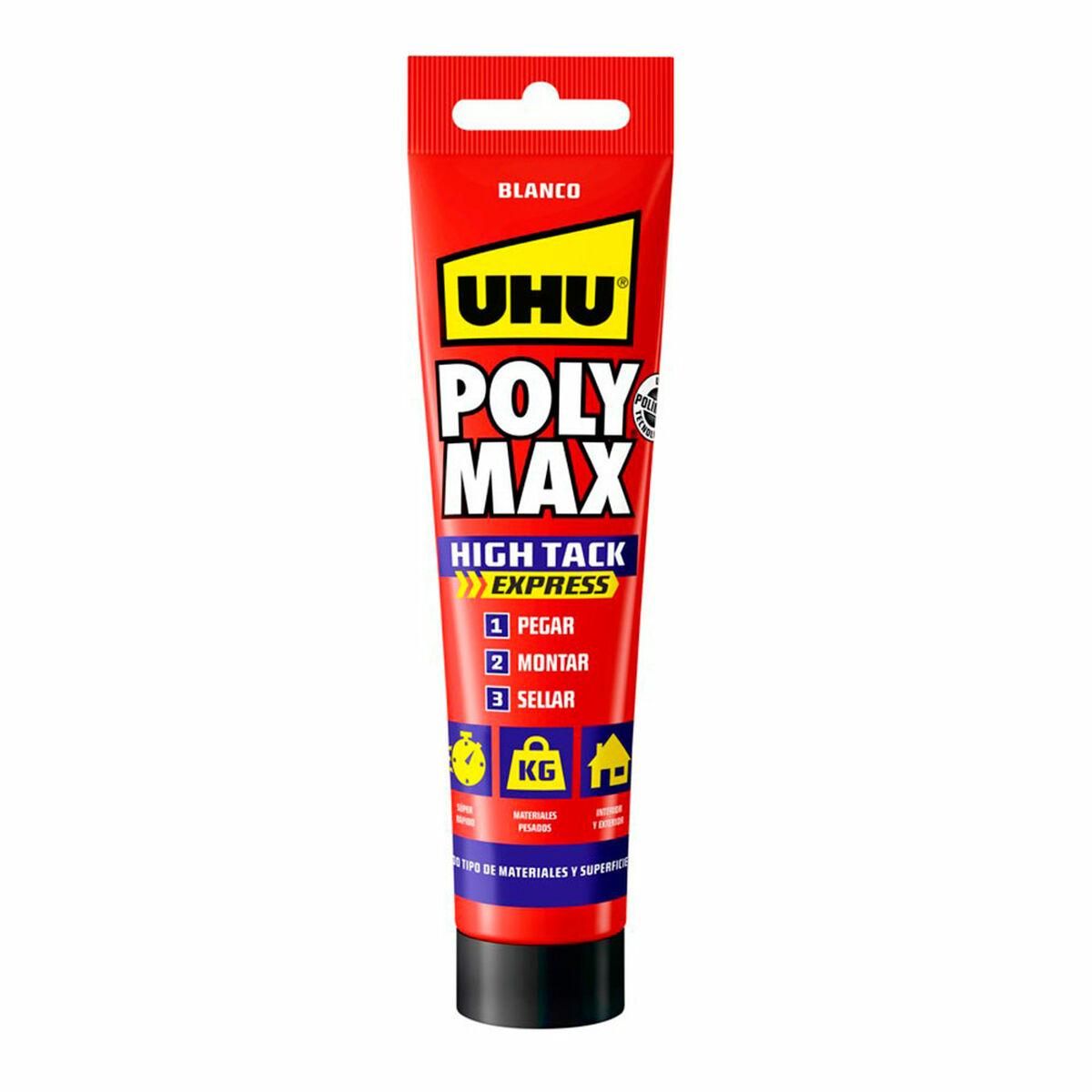 Forsegler/klæbemiddel UHU 6312920 Poly Max High Tack Epress 165 g Hvid