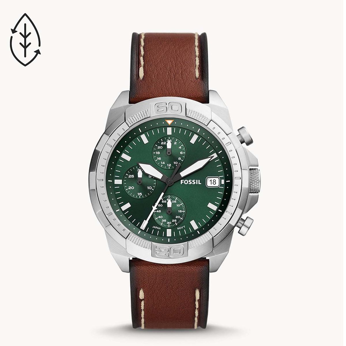 FOSSIL - Bronson Chronograph Brown Eco Leather ur FS5898