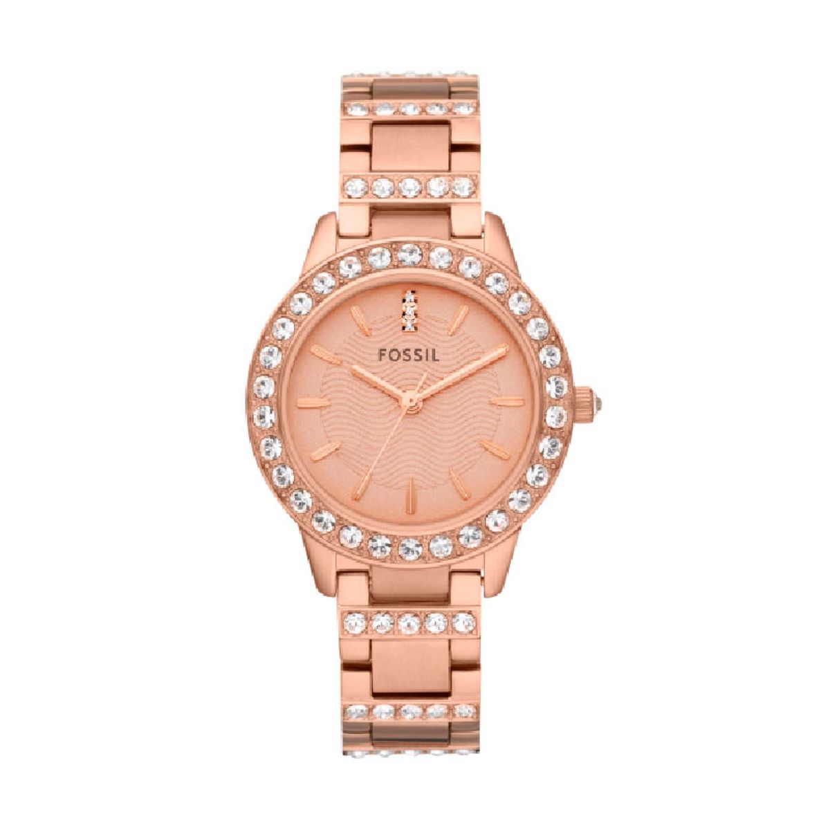 Fossil Jesse dame stål ur rosa