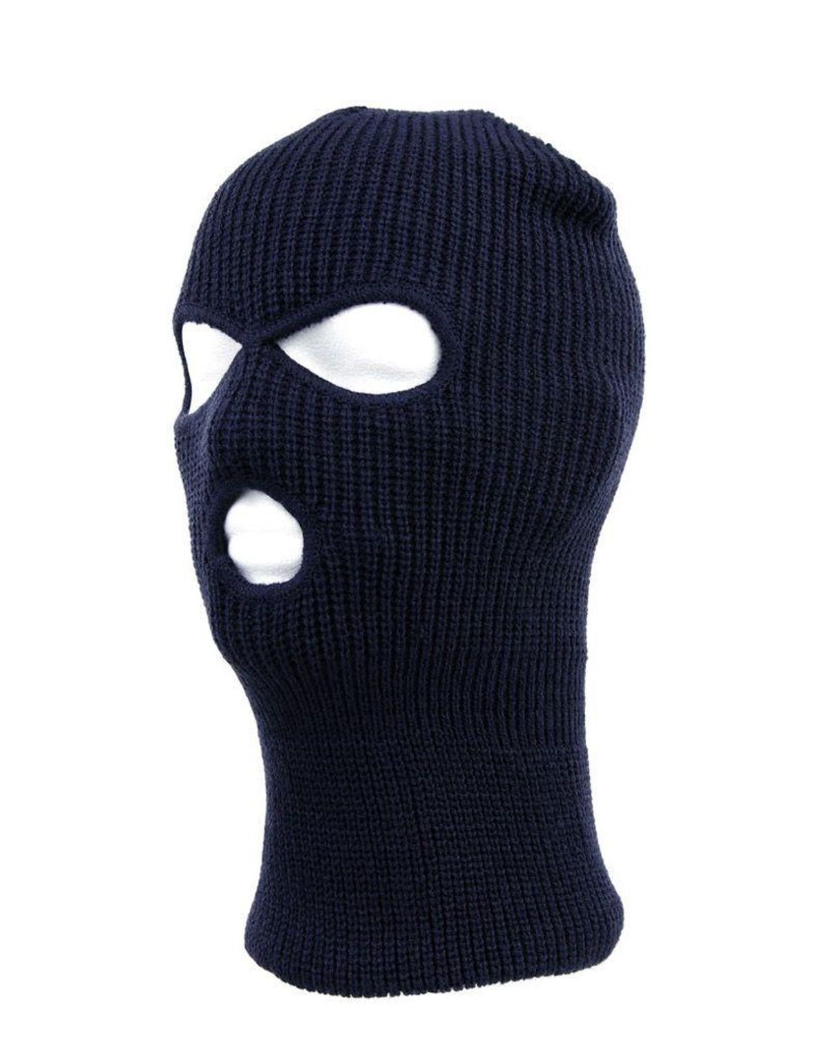 Fostex Akryl Balaclava 3-hul Blå