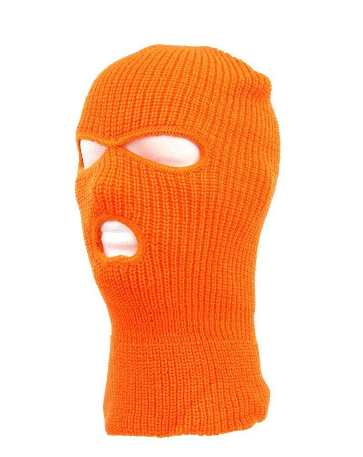 Fostex Akryl Balaclava 3-hul Orange