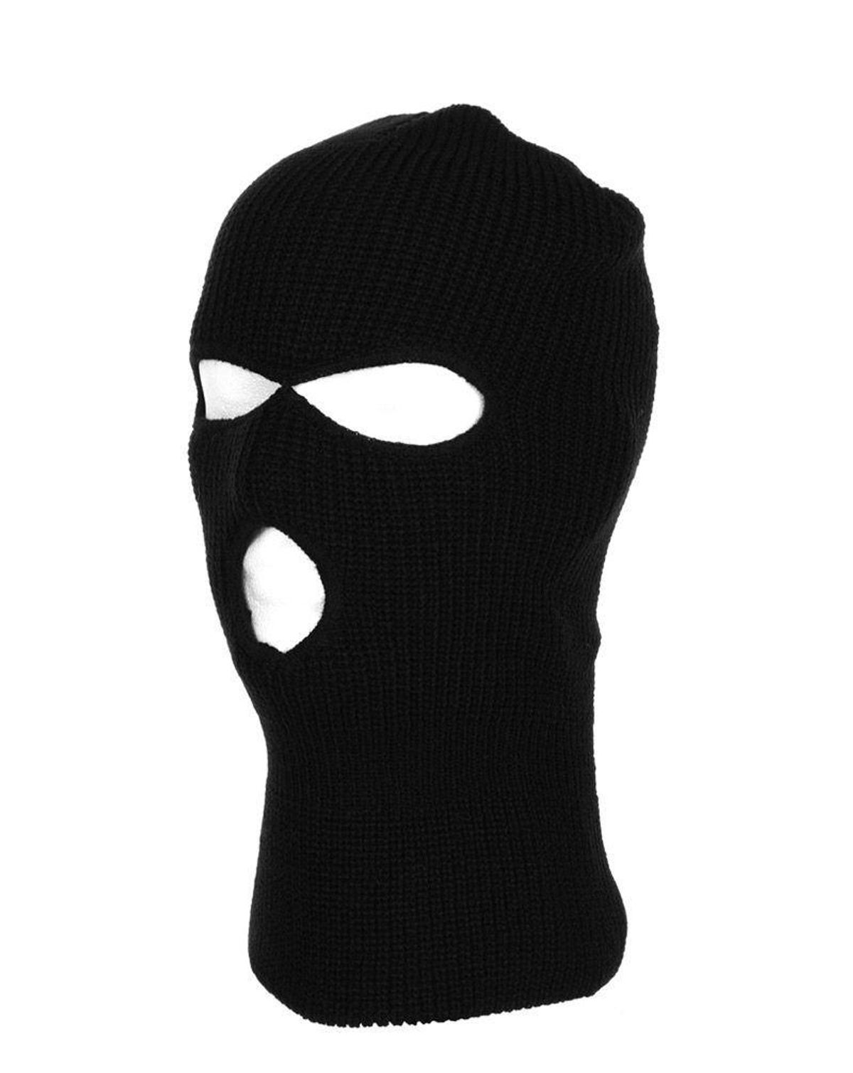 Fostex Akryl Balaclava 3-hul Sort