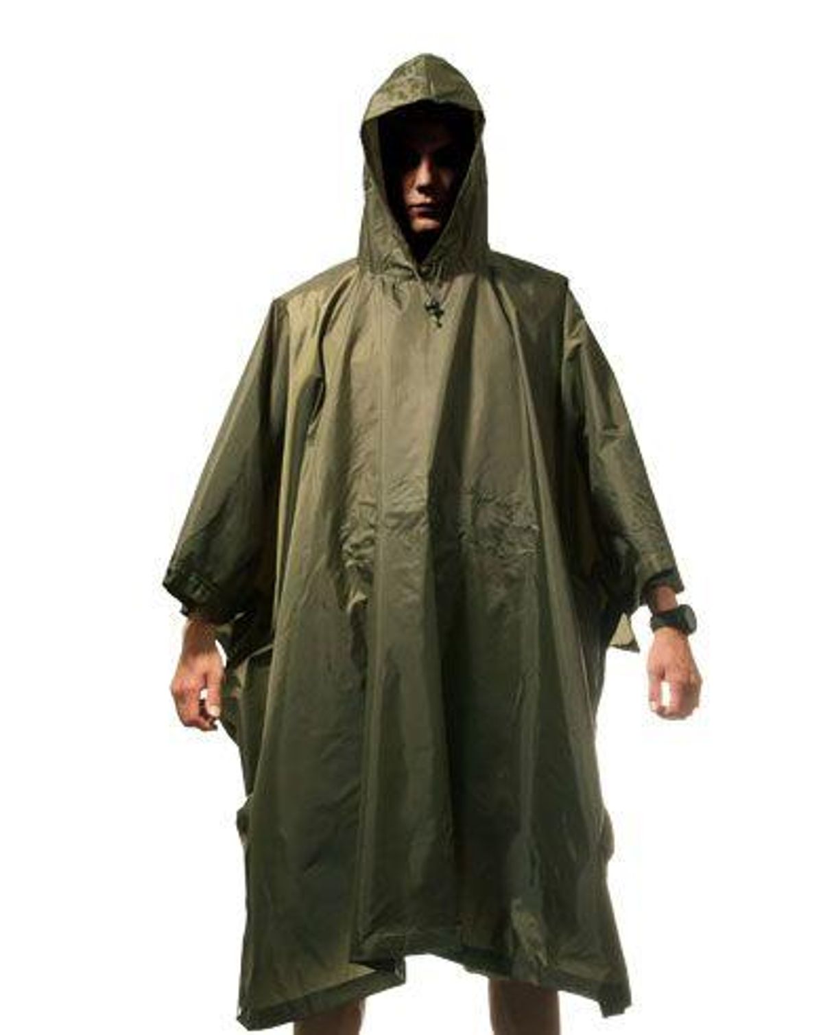 Fostex Regn-poncho Oliven