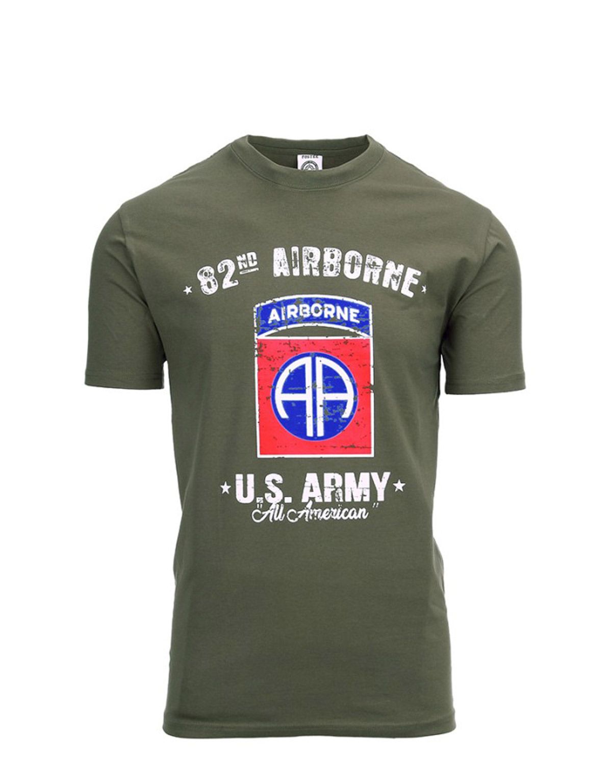 Fostex T-Shirt US Army 82nd Airborne Grøn