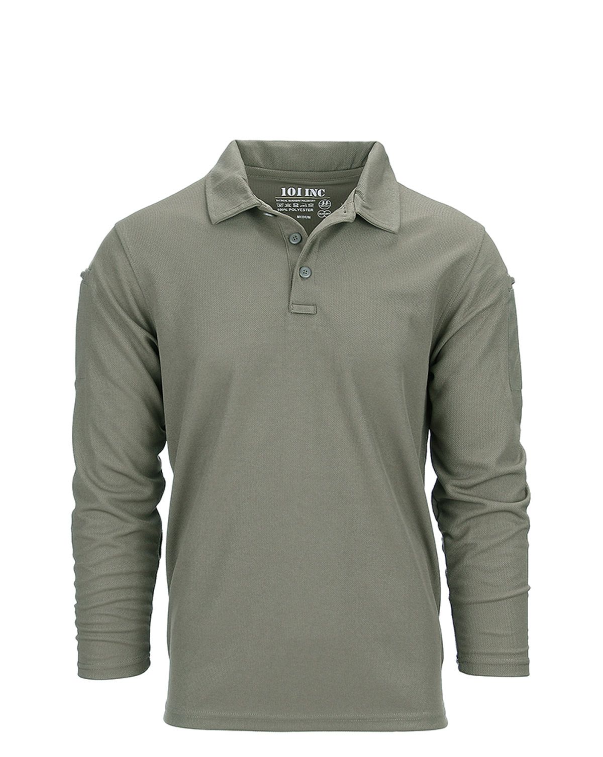 Fostex Tactical Polo Quick Dry Long Sleeve Green