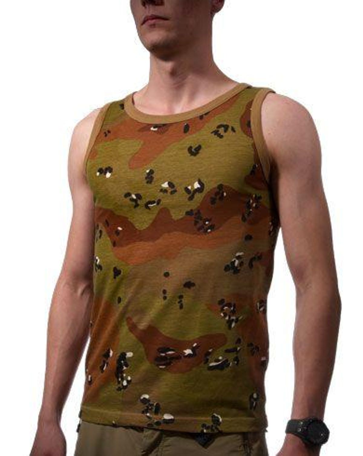 Fostex Tank Tops Mørk 6-color desert