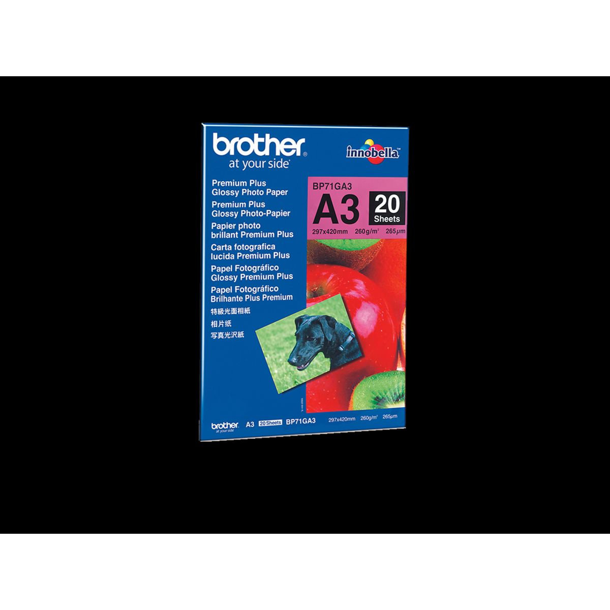 Fotopapir A3 Brother Glossy Inkjet 20 ark