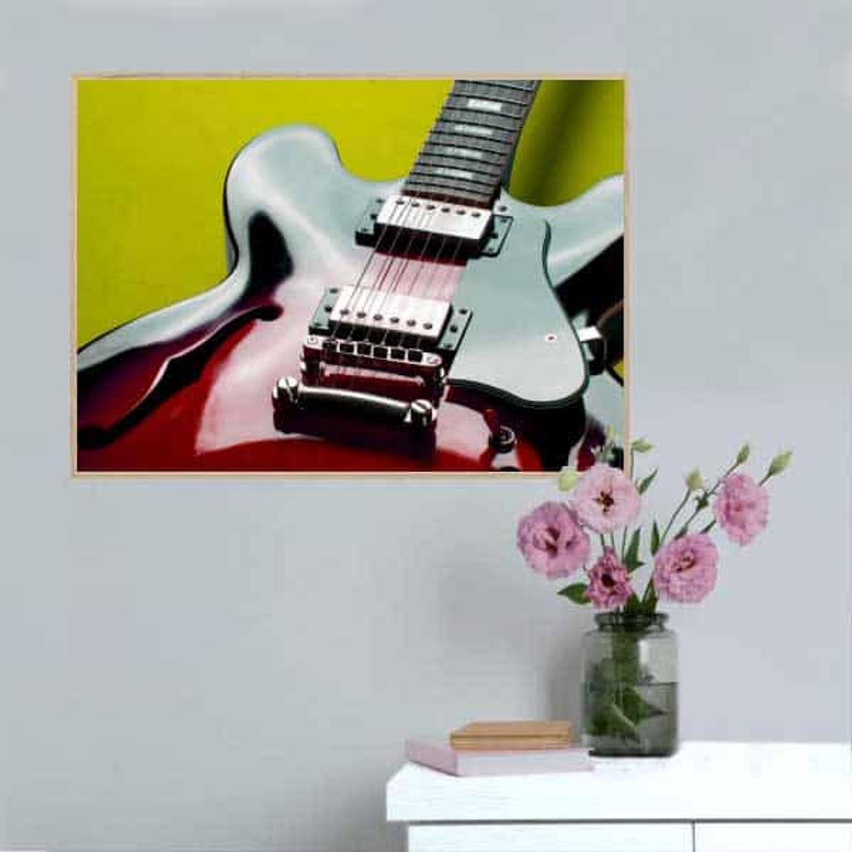 Fotoplakat - Elguitar - 42 x 30 cm / Medium / vandret