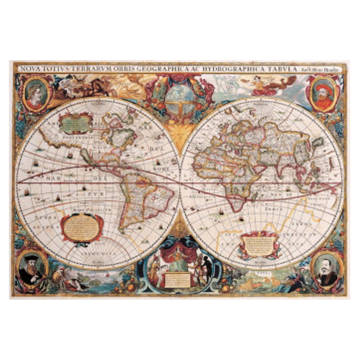 Fototapet - Antique Map From 1630