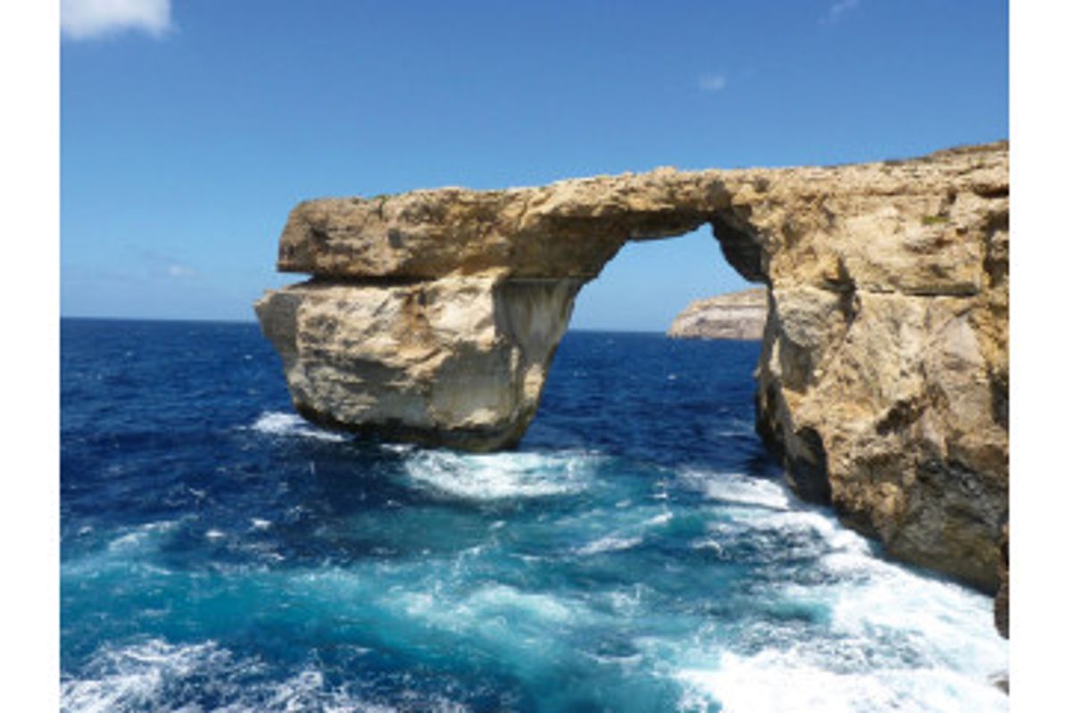 Fototapet - Azure Sea Window