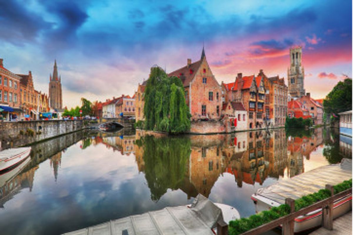 Fototapet - Bruges, Belgium