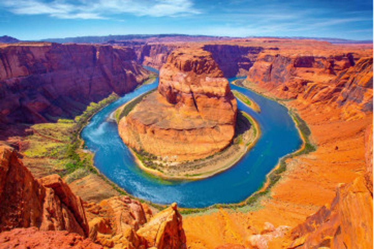 Fototapet - Colorado River In Canyon