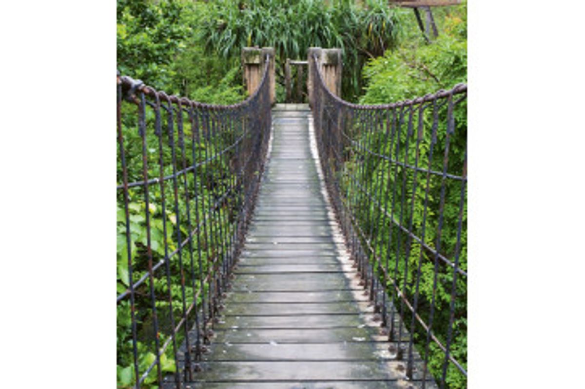 Fototapet - Footbridge