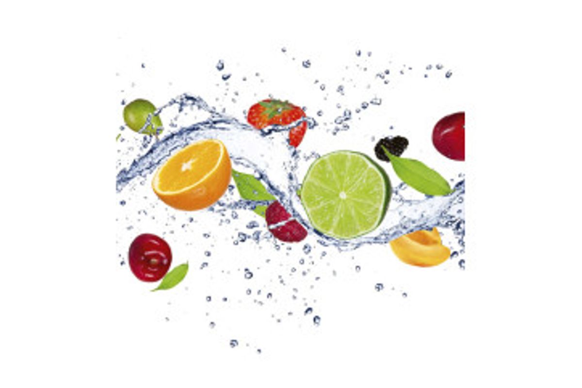 Fototapet - Fruits In Water