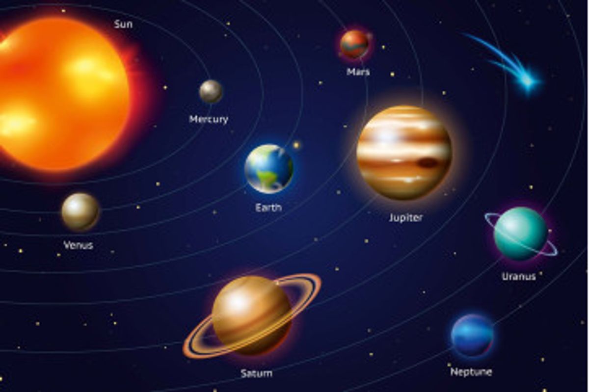 Fototapet - Planets