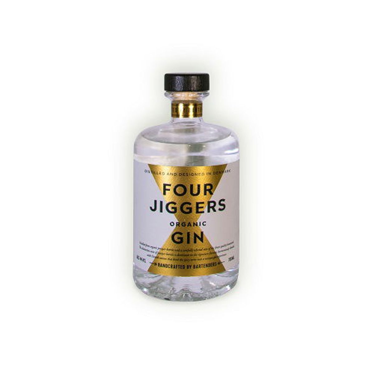 Four Jiggers Økologisk Gin, Øko 70cl.