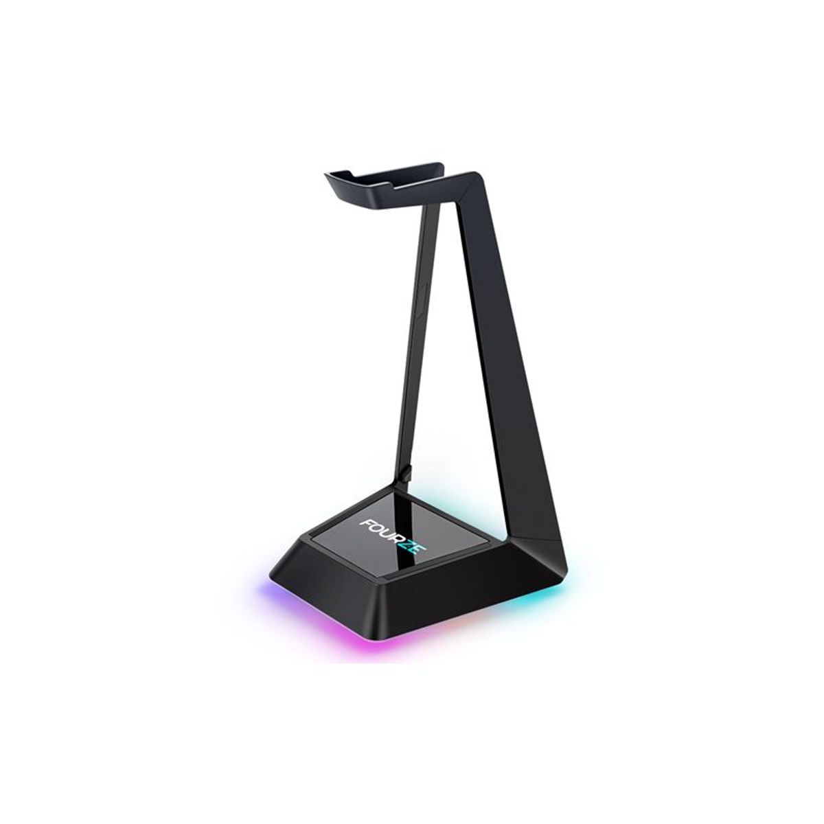 Fourze Ember Headset Stand w/Qi, USB, RGB Headset holder