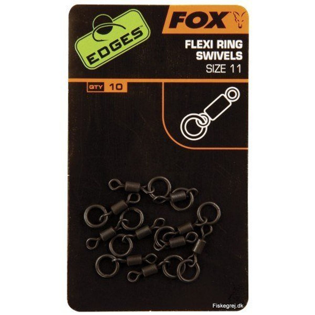 Fox Edges Flexi Ring Swivels