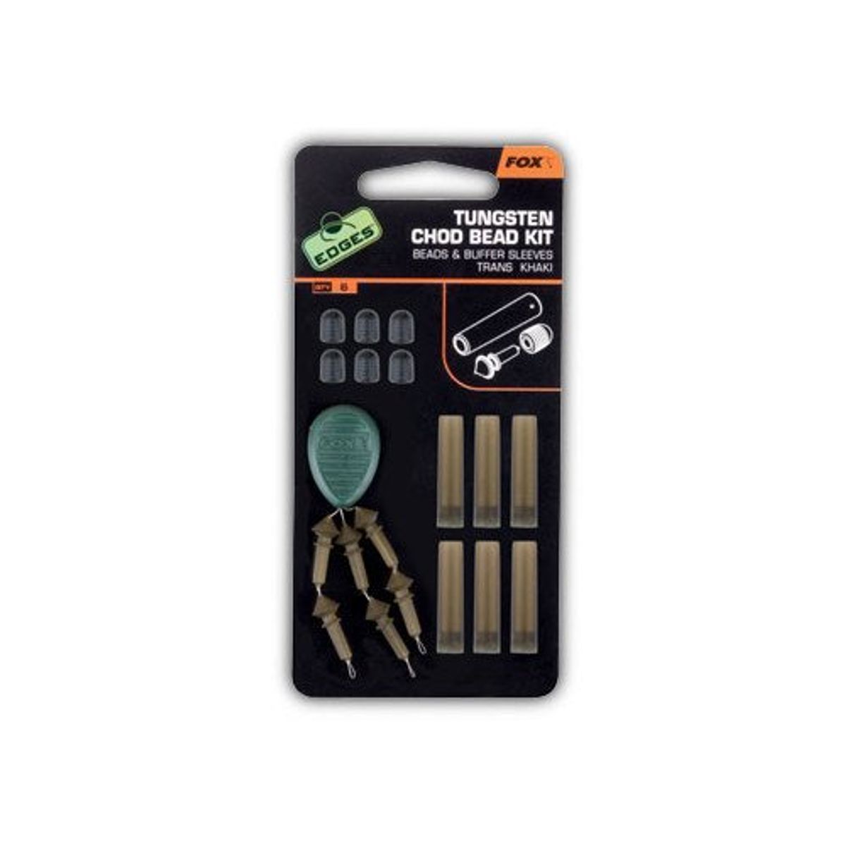 Fox Edges Micro Tungsten Chod Bead Kit