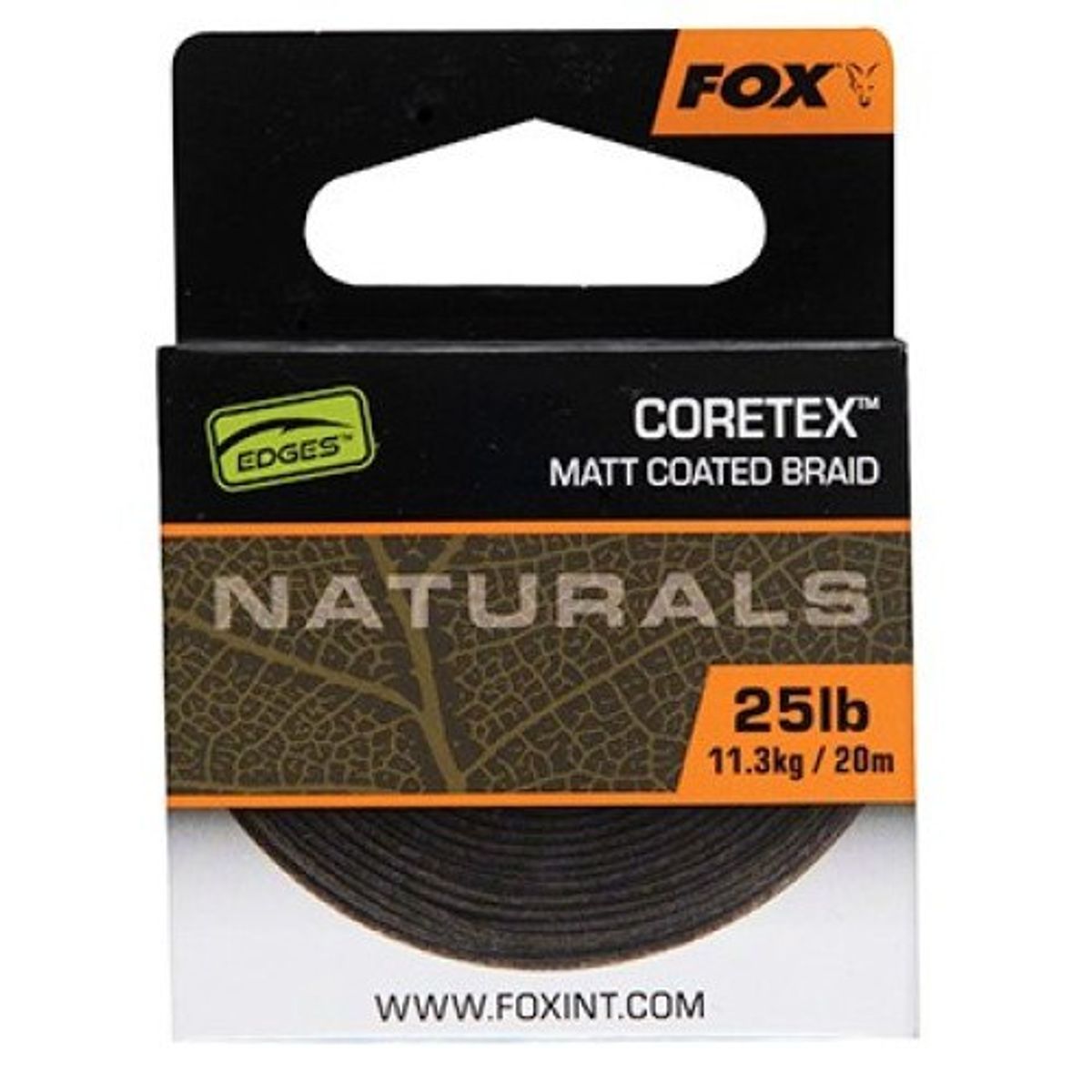 Fox Edges Naturals Coretex Matt Coated Braid