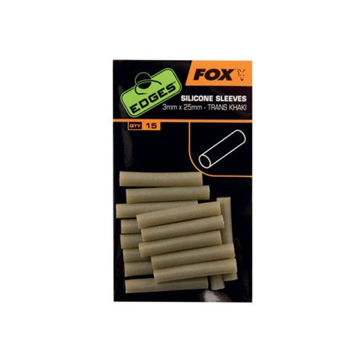 Fox Edges Silicone Sleeves 3x25mm