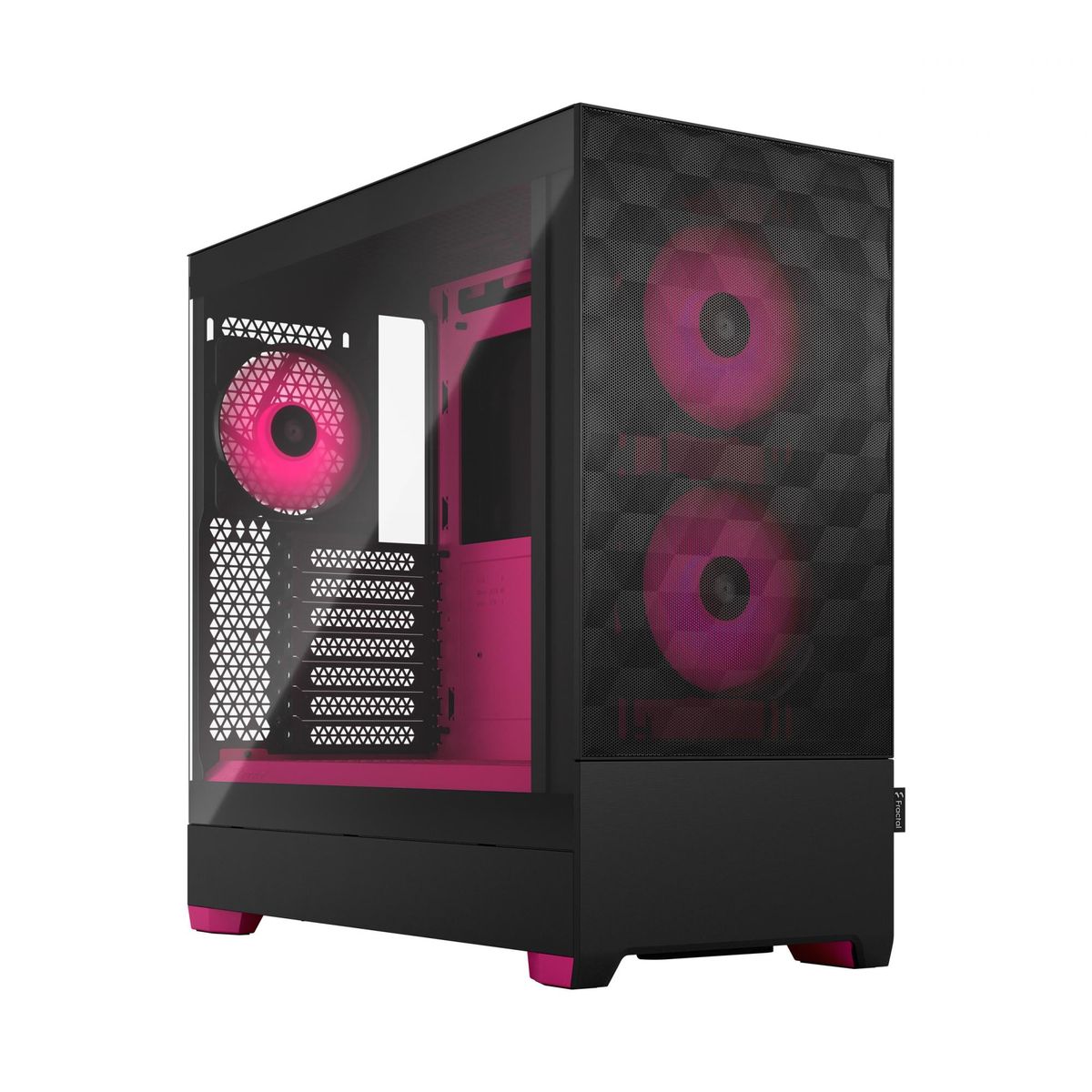 Fractal Design Pop Air RGB Magenta Core TG Clear Tint