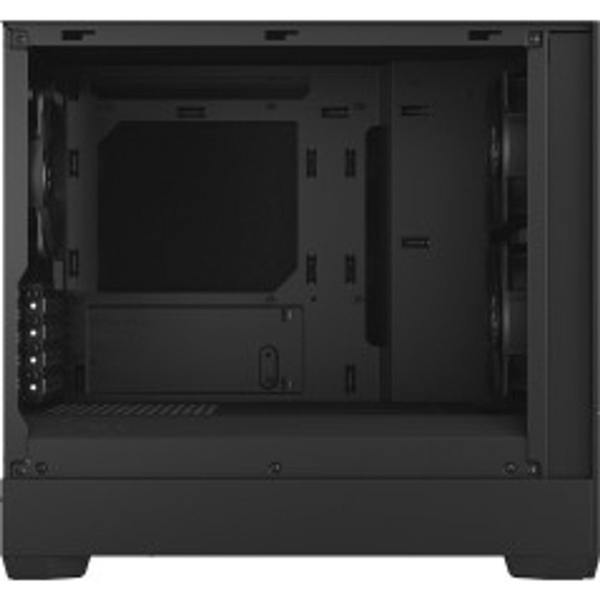 Fractal Design Pop Mini Silent Tårn Micro-ATX Ingen strømforsyning Sort