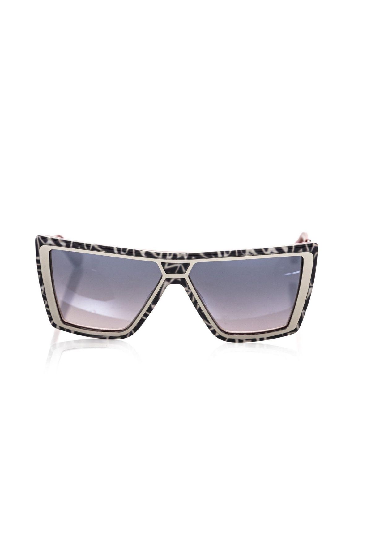 Frankie Morello Black Acetate Dames Solbriller