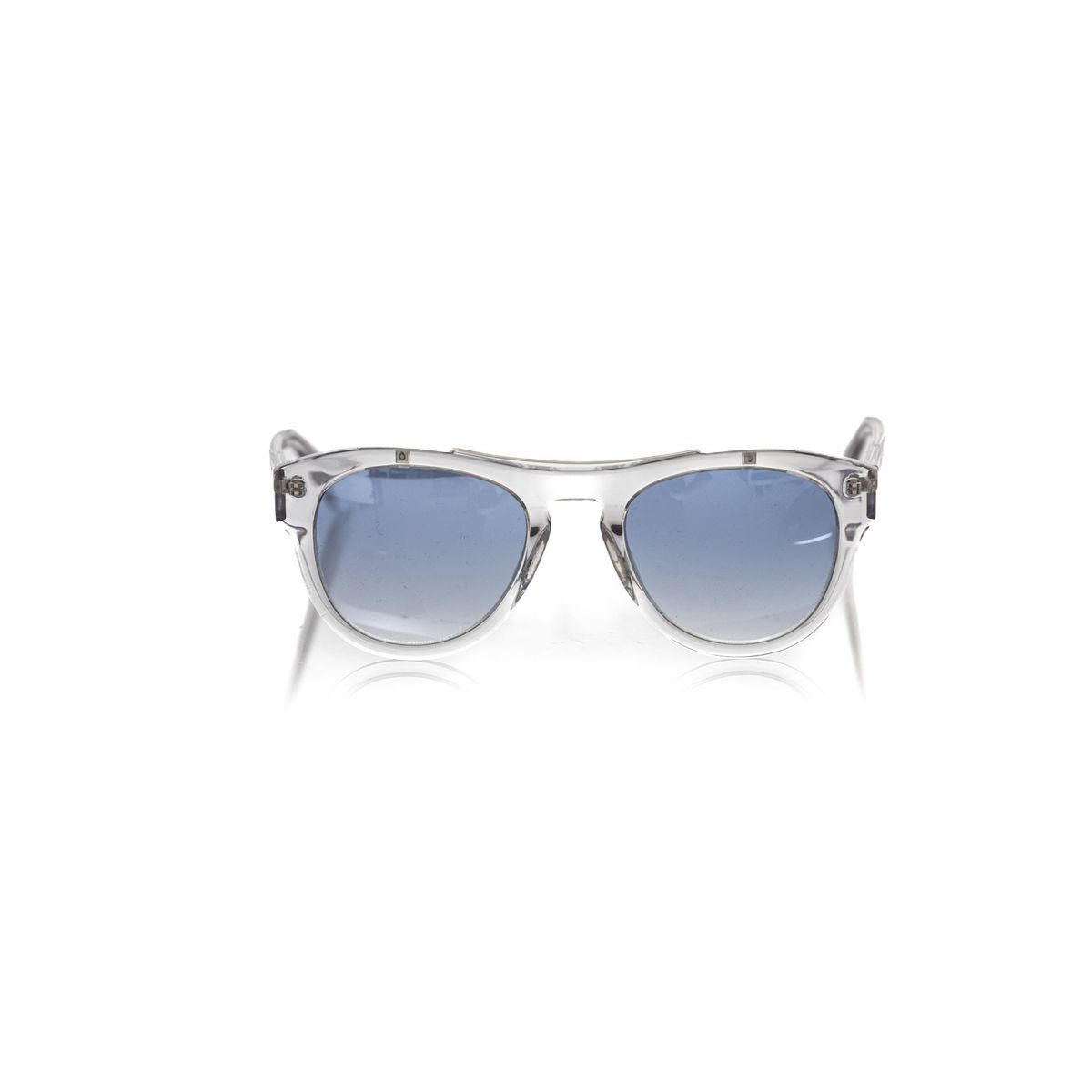 Frankie Morello White Acetate Herre Solbriller