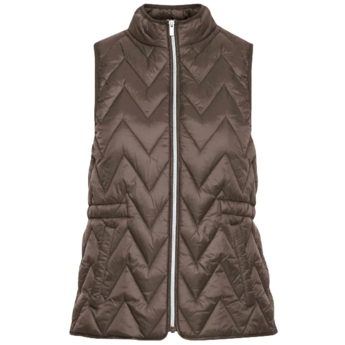 Fransa dame vest FRBAPADDING 3 - Pine Bark