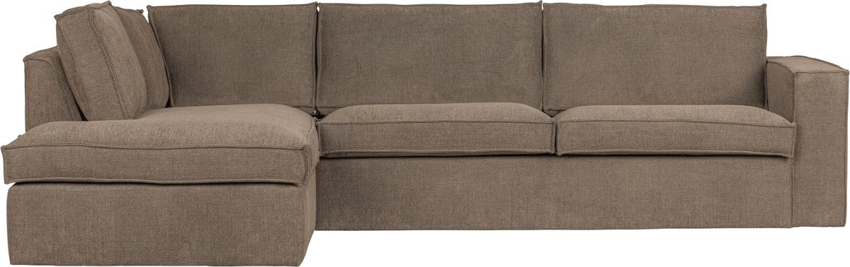 Freddie, Hjørnesofa venstrevendt, beige, H90x197x283 cm