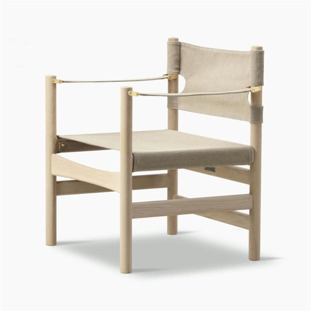 Fredericia Furniture Canvas 21 Chair Natural Canvas & Oak Soap